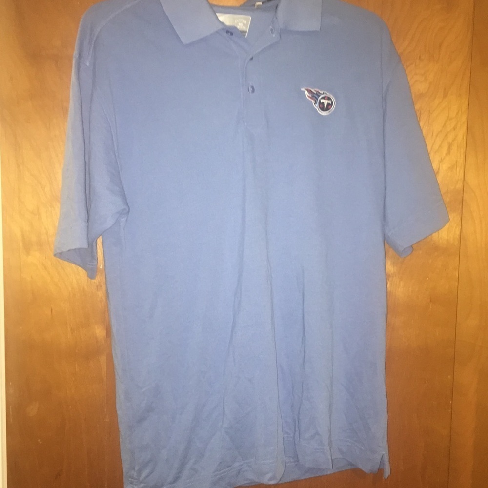 𝅺Men's Tennessee Titans Cutter & Buck Polo Shirt L